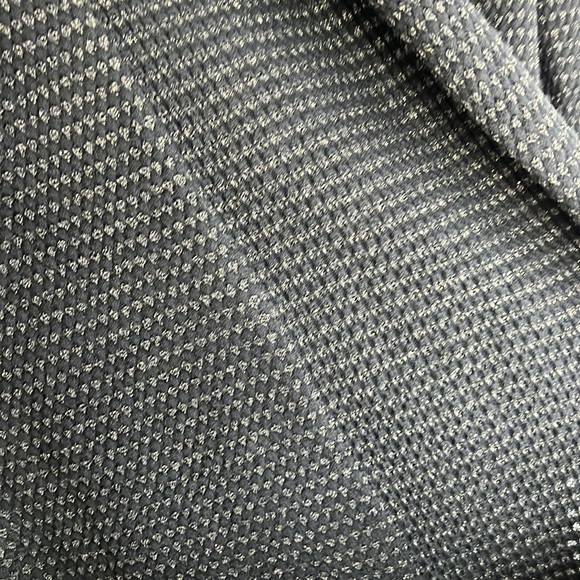 EUC Love for Humanity Black Gold Open Knit Cardigan sz M - Picture 3 of 7